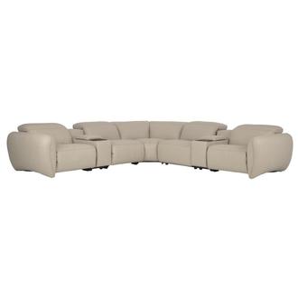Baloo Leather Power Reclining Sectional with 7PCS/3PWR