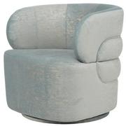 Julio Light Blue Accent Chair  main image, 1 of 8 images.