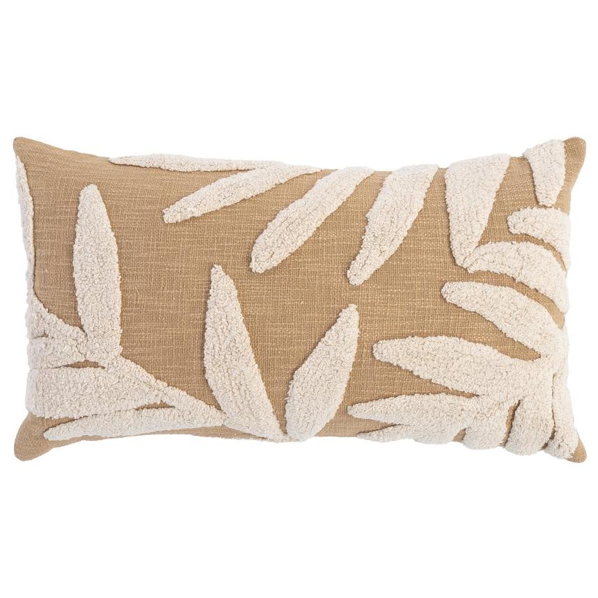 Palm Leaves Natural Accent Pillow  main image, 1 of 3 images.