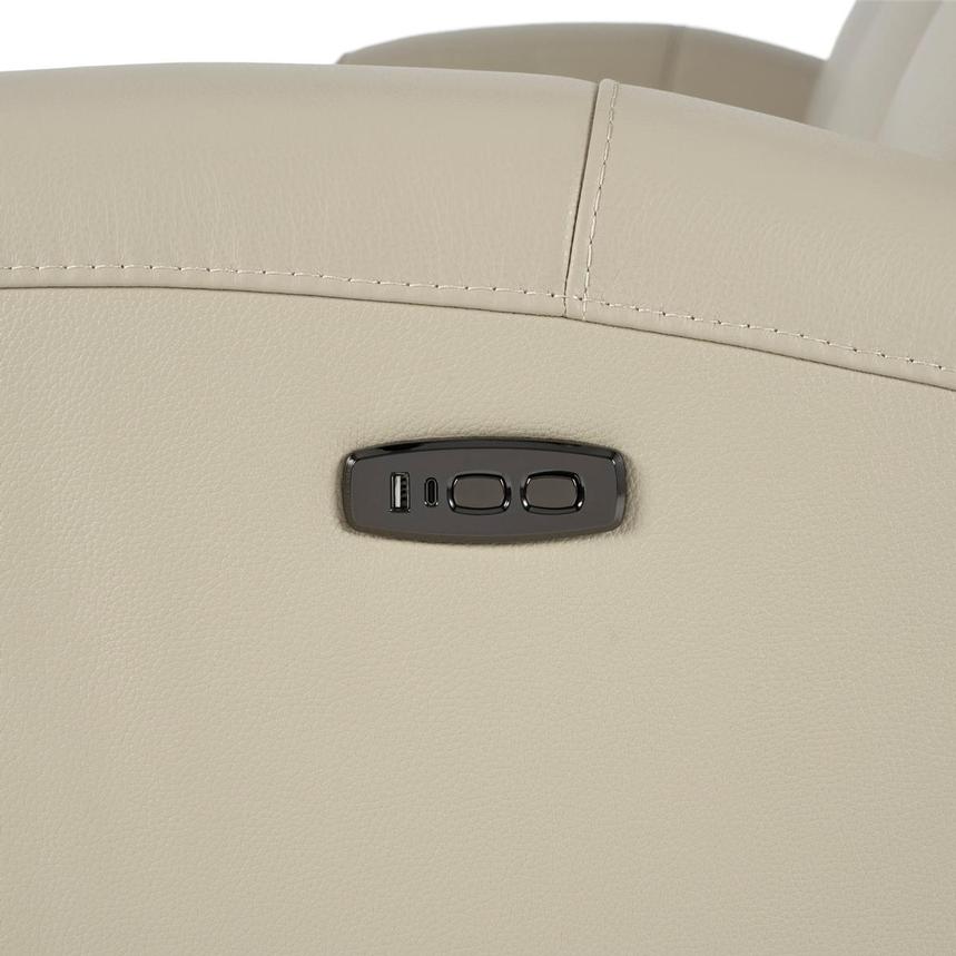 Miata Leather Power Reclining Loveseat  alternate image, 9 of 10 images.