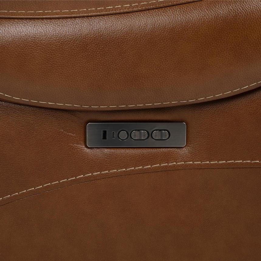 Durham Tan Leather Power Recliner alternate image, 10 of 11 images.