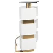 Xenia White/Gold Bar  alternate image 4 of 4 images.