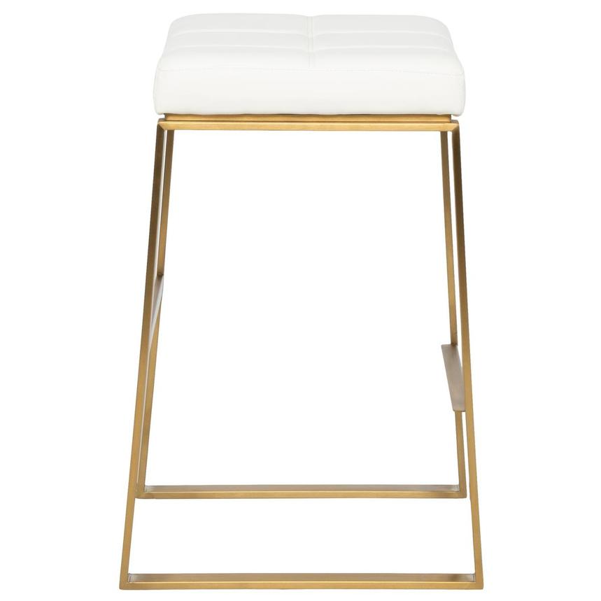 Sabriel White/Gold Counter Stool  alternate image, 4 of 6 images.