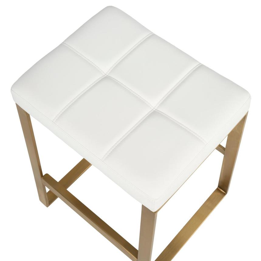 Sabriel White/Gold Counter Stool alternate image, 5 of 6 images.