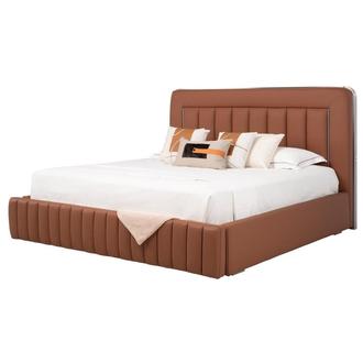 Matteo Brown Queen Storage Bed