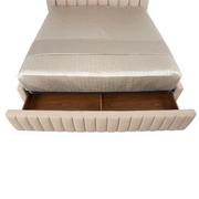 Matteo Taupe Queen Storage Bed  alternate image, 4 of 10 images.