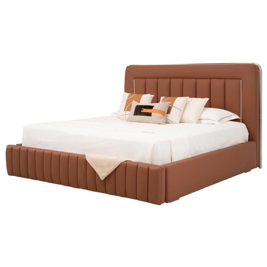 Matteo Brown Queen Storage Bed alternate image, 2 of 12 images.
