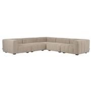 Chevron Sectional Sofa  alternate image, 2 of 8 images.
