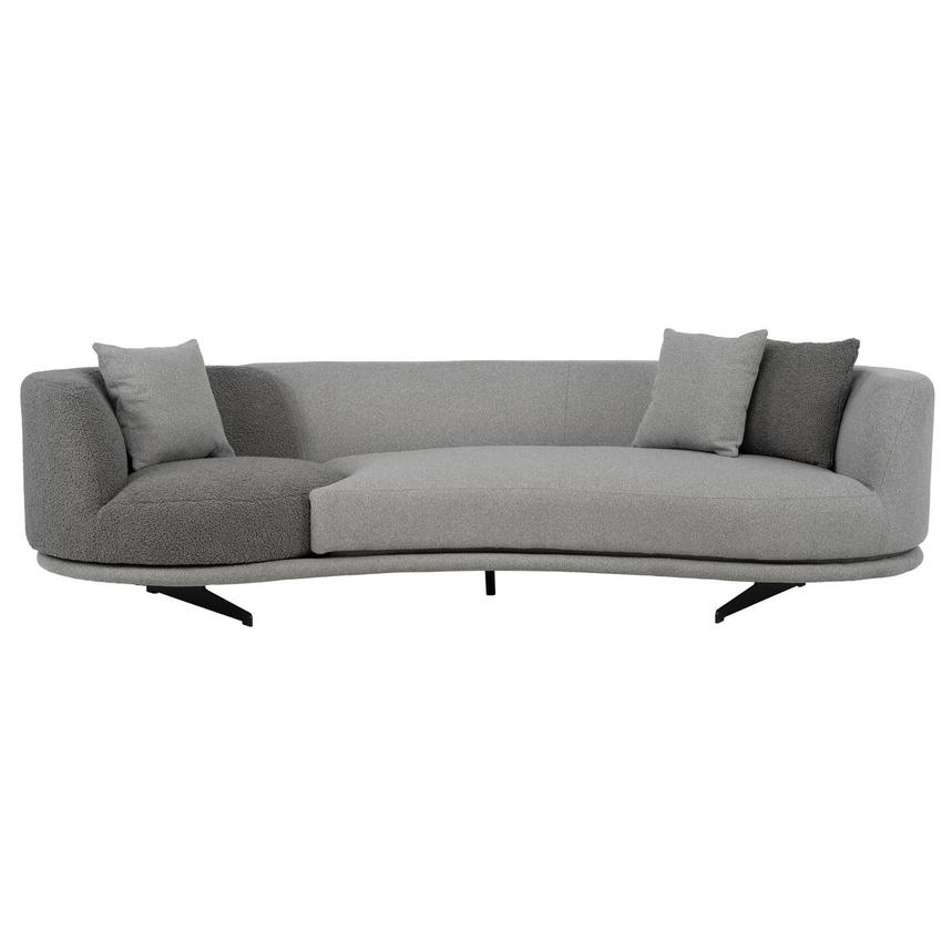 Rhea Gray Swivel Sofa  main image, 1 of 10 images.