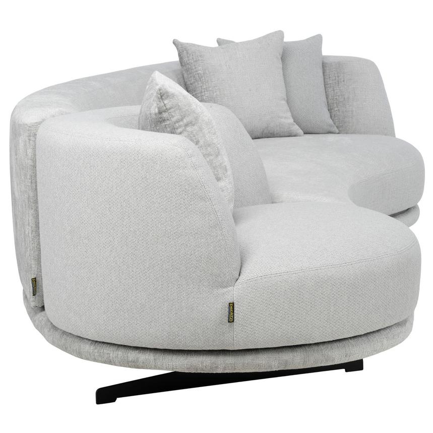 Rhea Gray Swivel Sofa alternate image, 5 of 11 images.