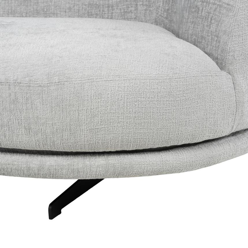 Rhea Gray Swivel Sofa alternate image, 10 of 11 images.