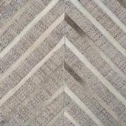 Vector Gray Cowhide Patchwork 5' x 8' Area Rug  alternate image, 5 of 5 images.