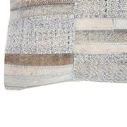 Storm Cowhide Patchwork Accent Pillow  alternate image, 2 of 3 images.