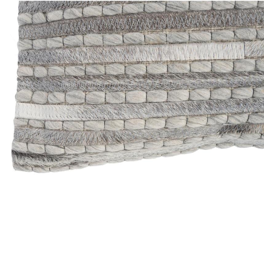 Capri Gray Cowhide Patchwork Accent Pillow  alternate image, 2 of 3 images.