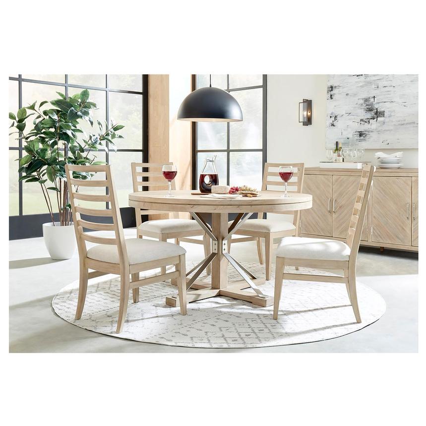 Wayne 5-Piece Round Dining Set  alternate image, 2 of 16 images.