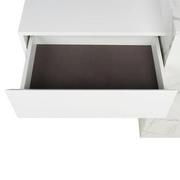 Luxe Line White Console Table  alternate image, 8 of 11 images.