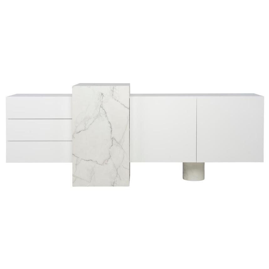 Luxe Line White Console Table  main image, 1 of 11 images.