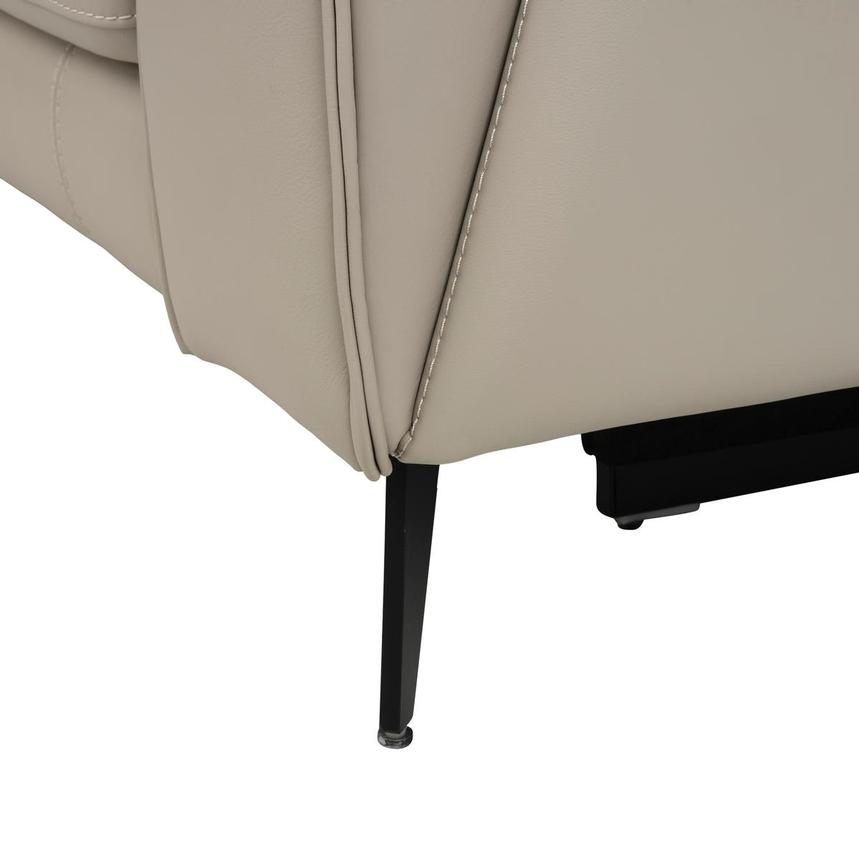 Luke 2.0 Taupe Leather Power Reclining Sectional with 5PCS/3PWR alternate image, 8 of 9 images.