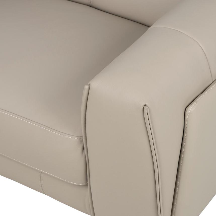 Luke 2.0 Taupe Leather Power Reclining Sectional with 5PCS/2PWR  alternate image, 8 of 10 images.