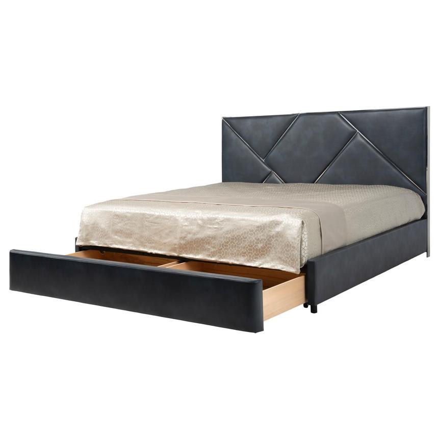 Orion Blue King Storage Bed alternate image, 3 of 10 images.