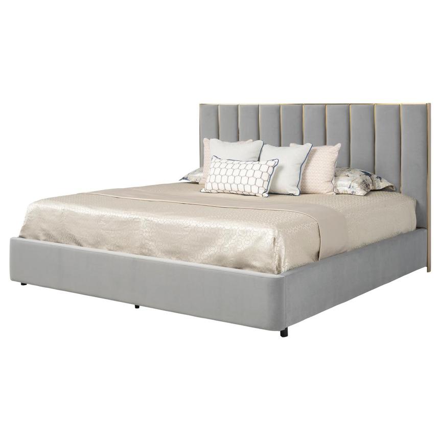 Linea Gray Queen Storage Bed  alternate image, 2 of 11 images.