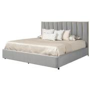 Linea Gray Queen Storage Bed  alternate image, 2 of 11 images.