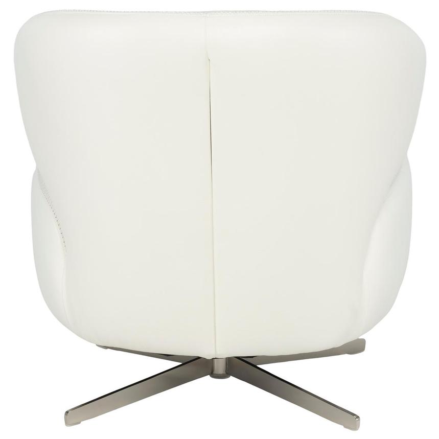 Tivona White Leather Swivel Chair alternate image, 5 of 9 images.
