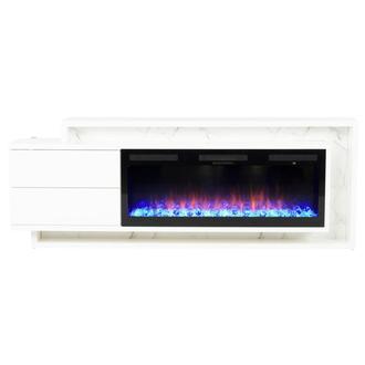 Urban Blaze White Electric Fireplace