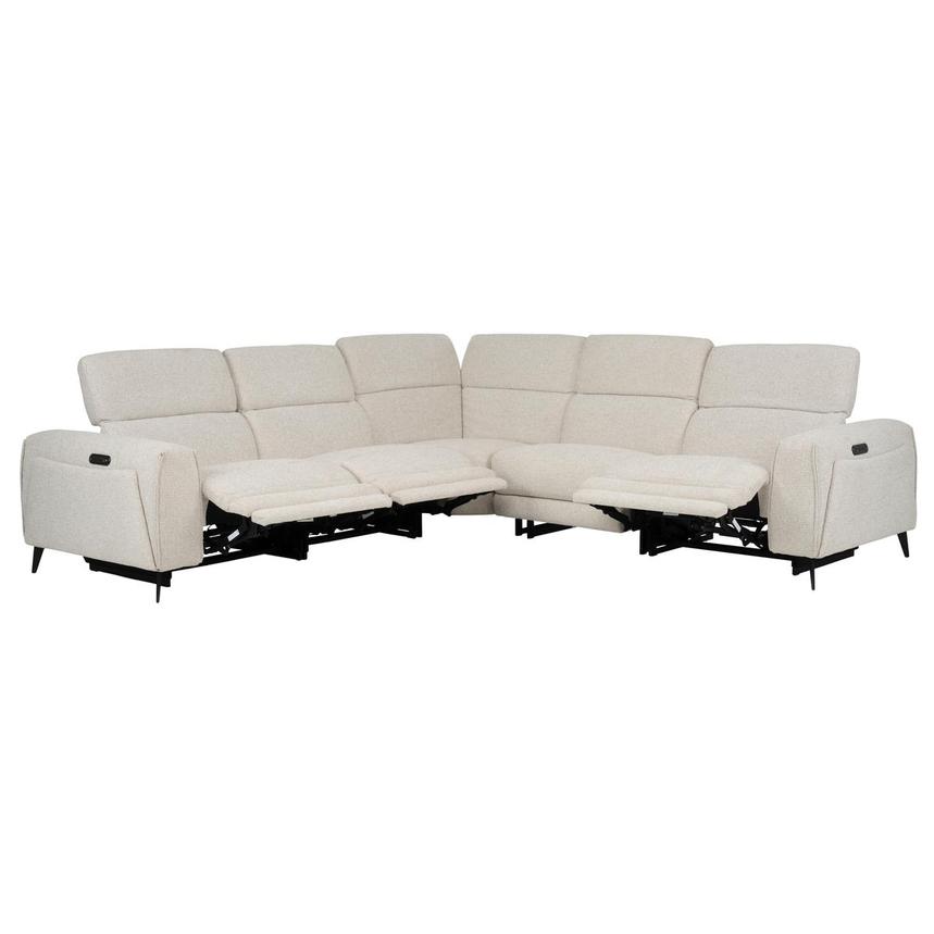 Luke Gray Power Reclining Sectional with 5PCS/3PWR  alternate image, 2 of 9 images.