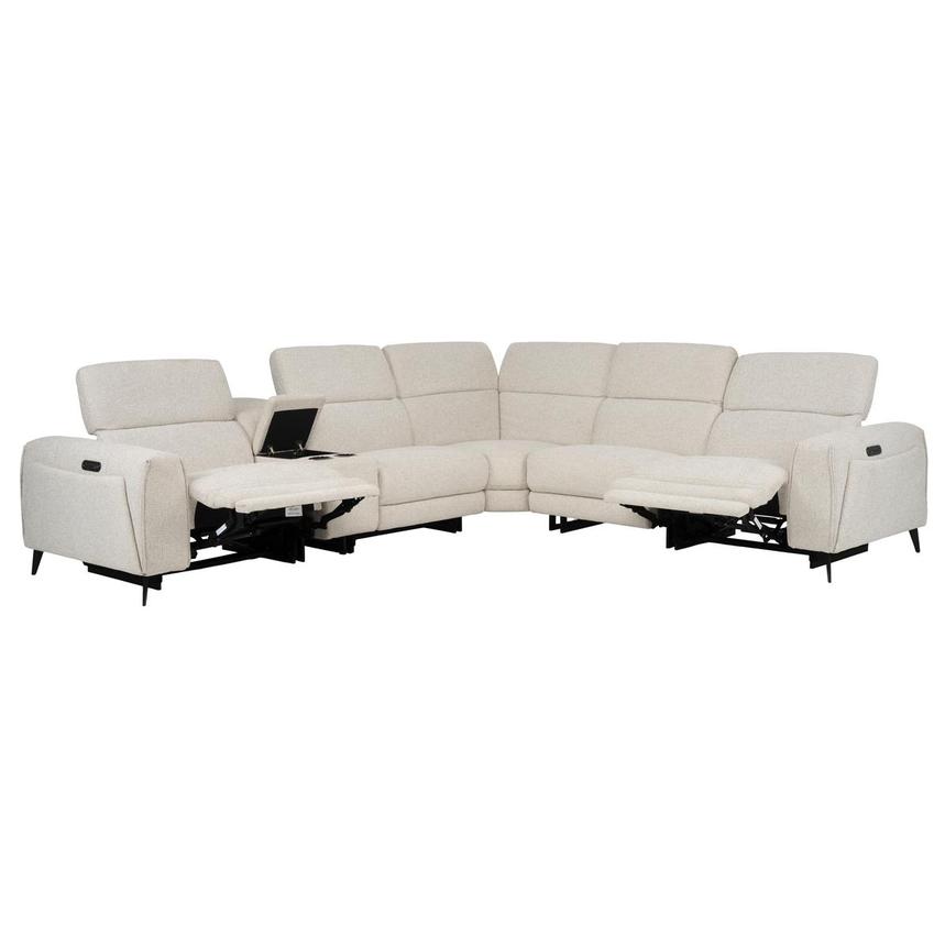 Luke Gray Power Reclining Sectional with 6PCS/2PWR  alternate image, 2 of 12 images.