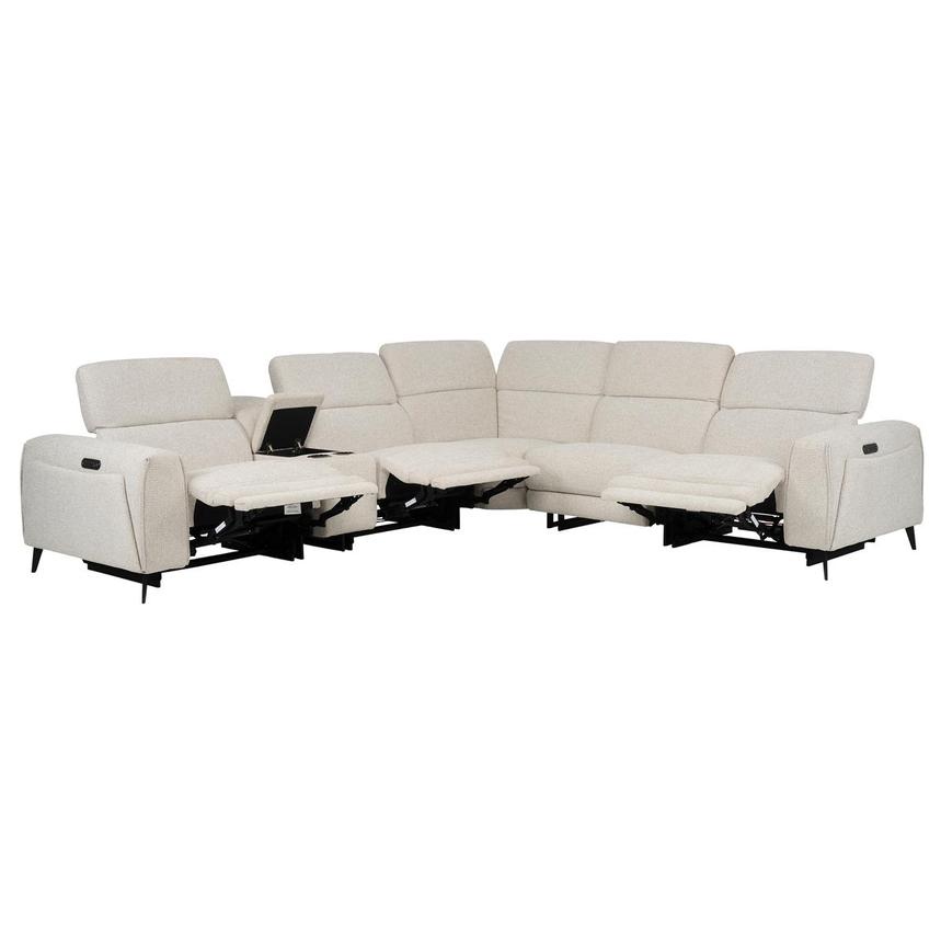 Luke Gray Power Reclining Sectional with 6PCS/3PWR  alternate image, 2 of 12 images.