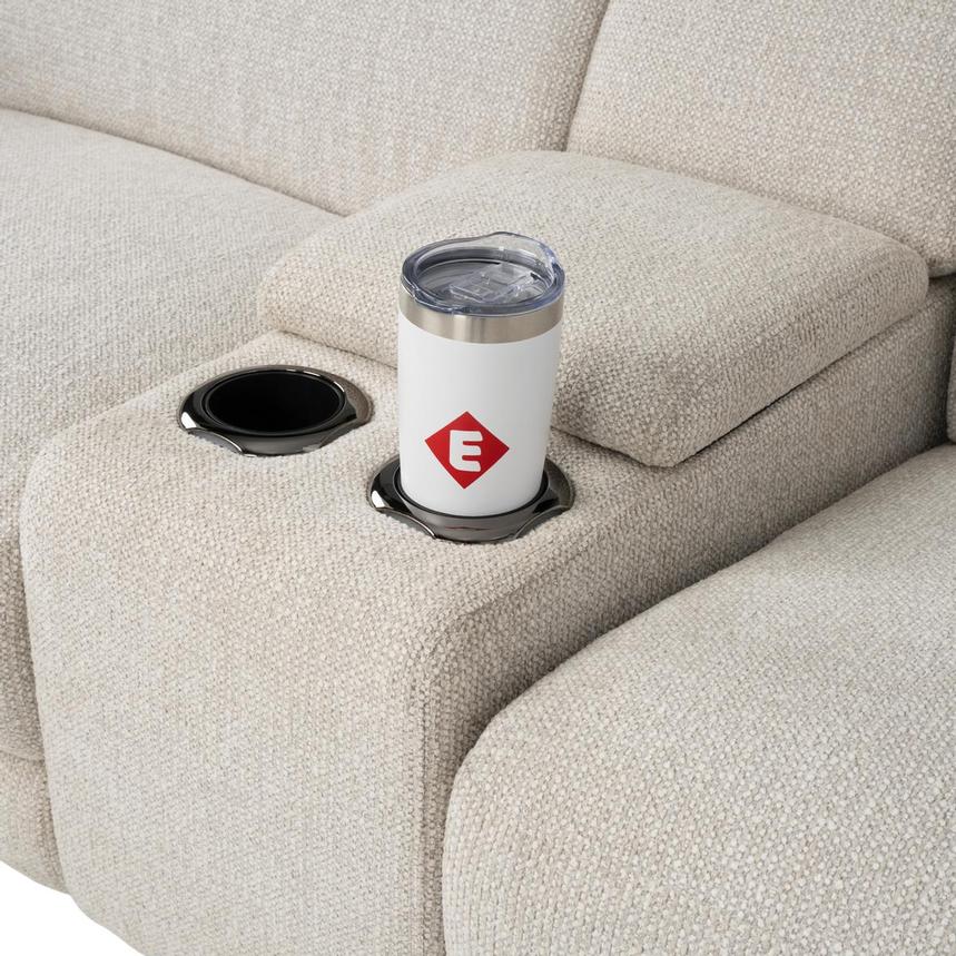 Luke Gray Power Reclining Sectional with 6PCS/3PWR alternate image, 10 of 12 images.