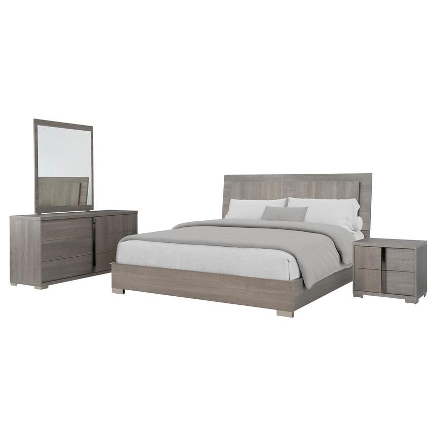 Tivo Gray 5-Piece King Bedroom Set