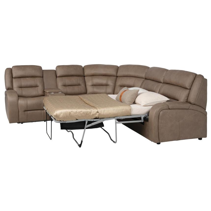 Rock Power Reclining Sleeper Sectional with 5PCS/2PWR  alternate image, 4 of 14 images.