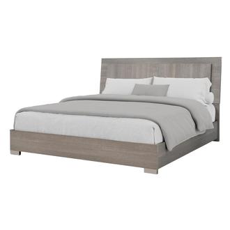 Tivo Gray Full Panel Bed