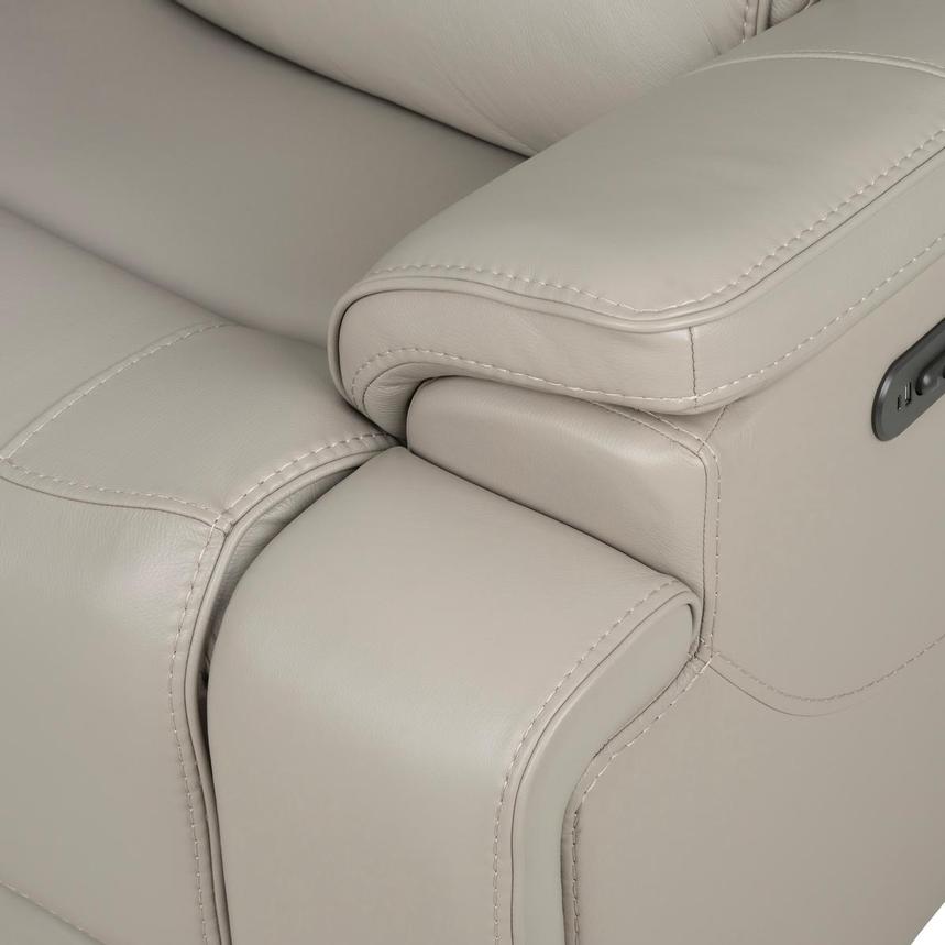 Granite Leather Power Reclining Sectional with 4PCS/2PWR alternate image, 7 of 12 images.
