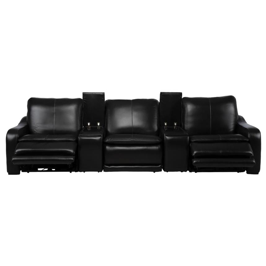 Blackstone Home Theater Leather Seating with 5PCS/2PWR  alternate image, 2 of 11 images.