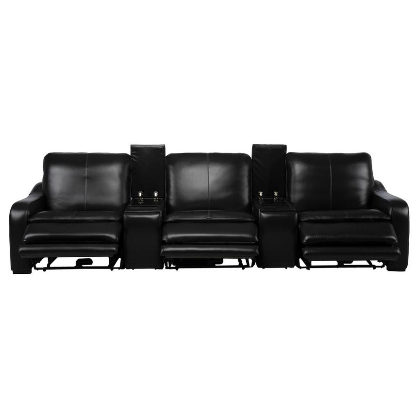 Blackstone Home Theater Leather Seating with 5PCS/3PWR  alternate image, 2 of 11 images.