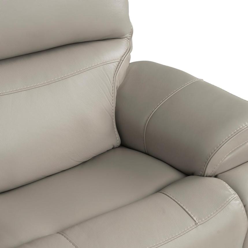 Granite Leather Power Reclining Sectional with 6PCS/3PWR | El
