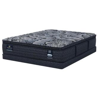 Lexton-Medium Pillow Top Full Mattress w/Low Foundation by Serta iComfort