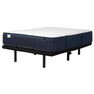 Alezio-Medium Queen Mattress w/Donalie Powered Base by Carlo Perazzi Elite
