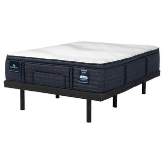 Dartmouth-Plush Pillow Top Queen Mattress w/Motion Renew Powered Base by Serta®