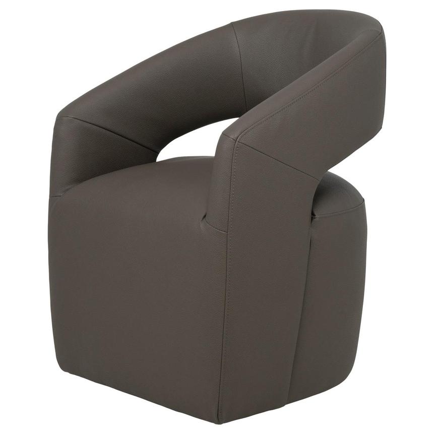 Lilly Gray Arm Chair w/Casters