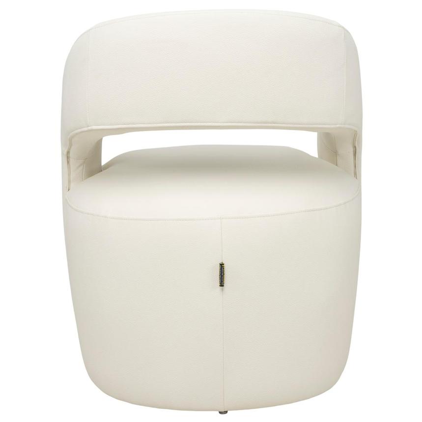 Lilly White Arm Chair w/Casters alternate image, 5 of 9 images.