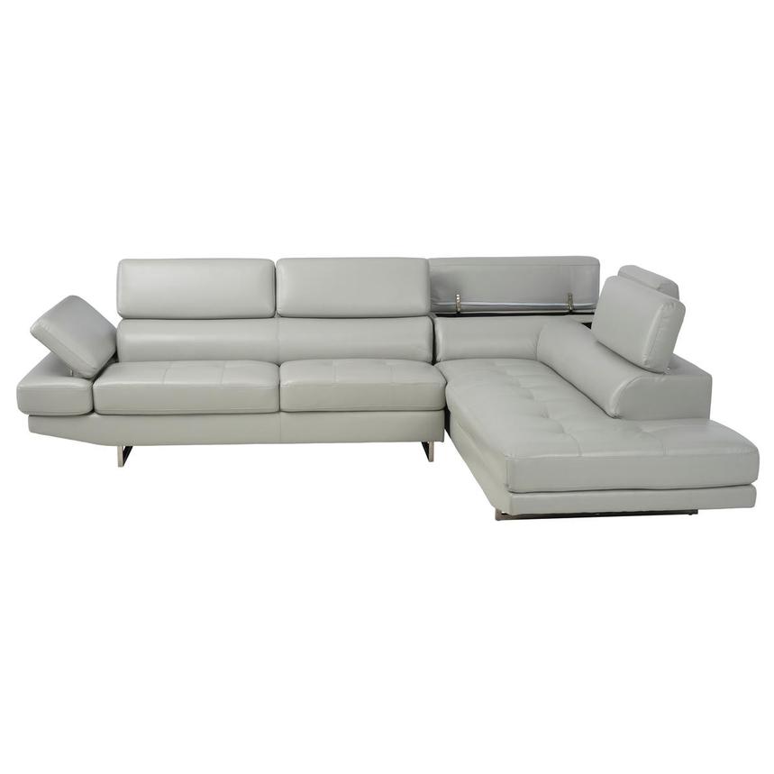 Tahoe Gray Corner Sofa w/Right Chaise  alternate image, 7 of 14 images.