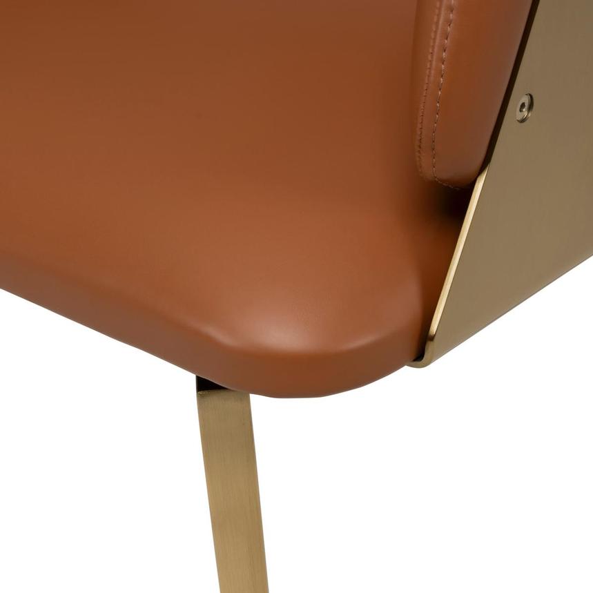 Monarch Leather Swivel Arm Chair  alternate image, 7 of 8 images.