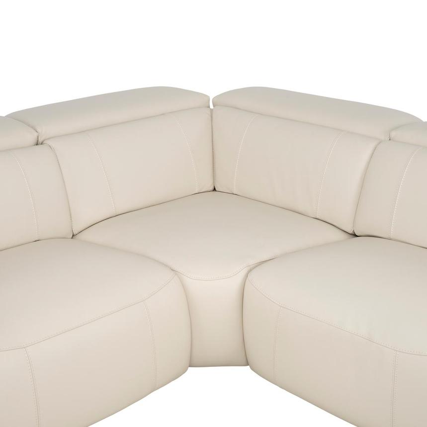 Cordova Cream Leather Power Reclining Sectional with 7PCS/3PWR alternate image, 5 of 14 images.