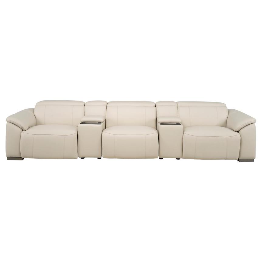 Cordova Home Theater Leather Seating with 5PCS/3PWR  alternate image, 2 of 13 images.