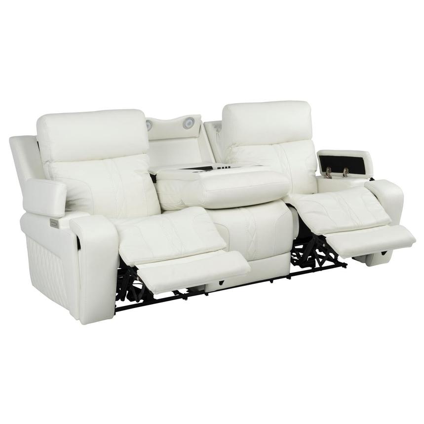 Zeus Leather Power Reclining Sofa  alternate image, 5 of 16 images.