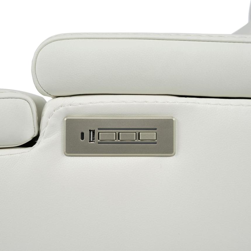 Zeus Leather Power Reclining Sofa  alternate image, 11 of 16 images.